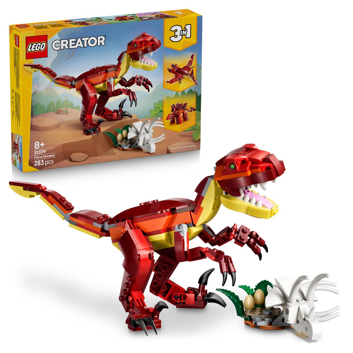 LEGO Creator 3 in 1 Fierce Dinosaur Toy 31379 - Lego - Fagan Toys