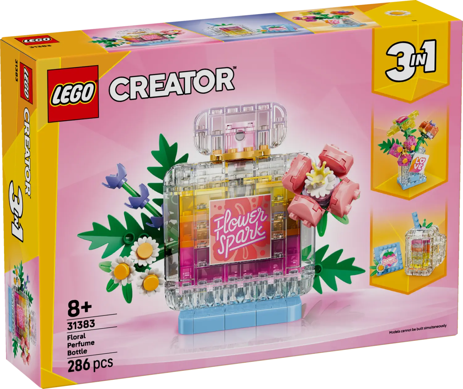 LEGO® Creator 3 in 1 Floral Decor Perfume Bottle 31383 -  - Fagan Toys