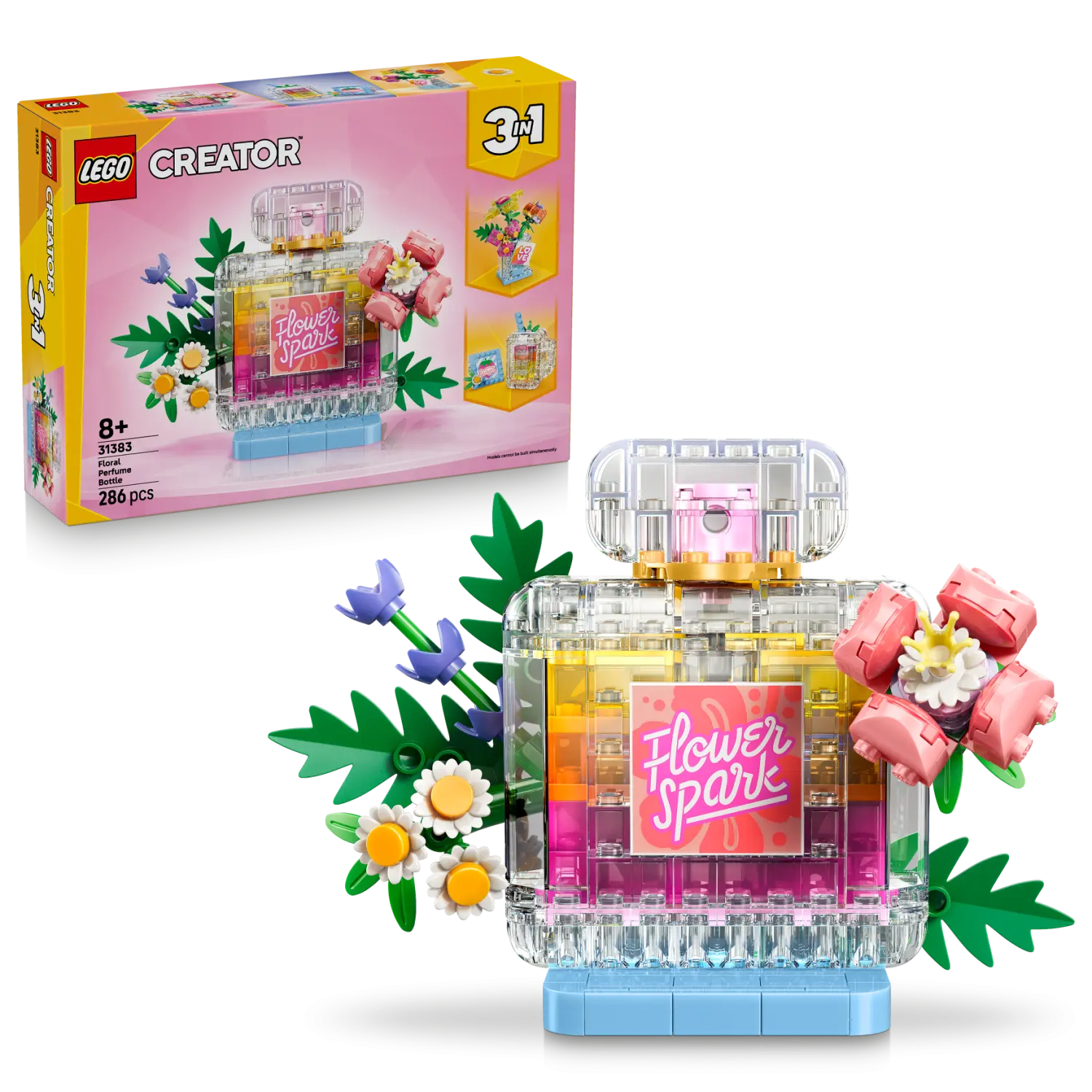 LEGO® Creator 3 in 1 Floral Decor Perfume Bottle 31383 -  - Fagan Toys
