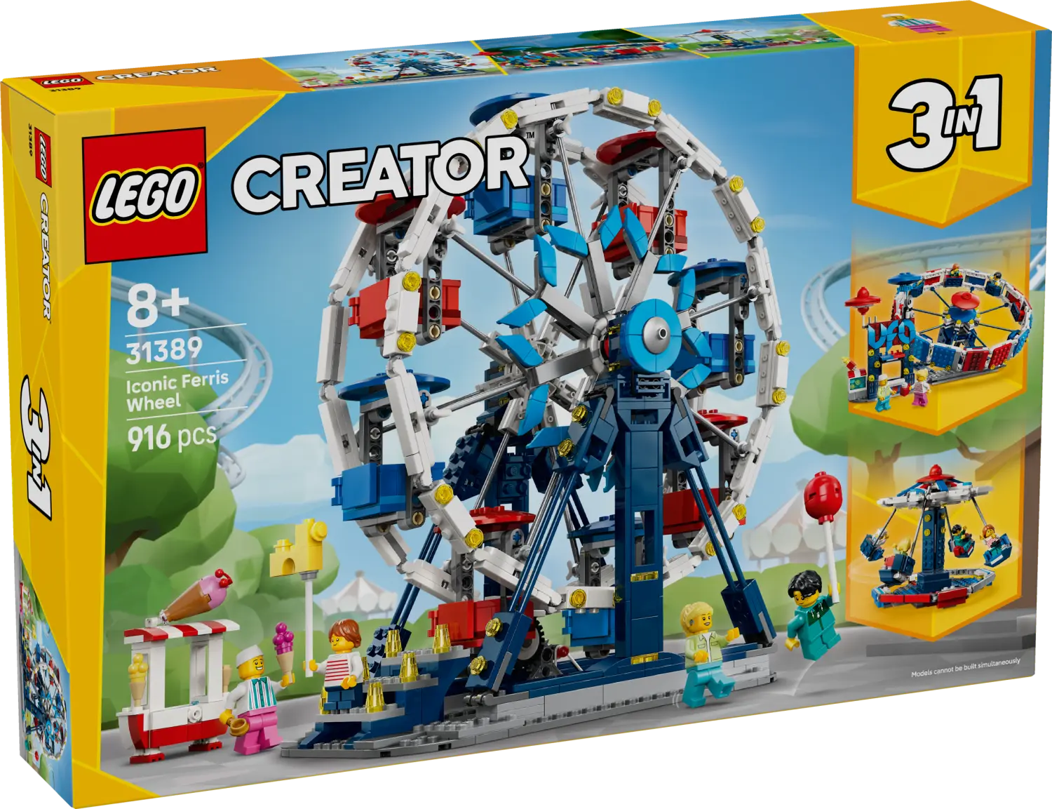 LEGO® Creator 3 in 1 Iconic Ferris Wheel Building Toy 31389 -  - Fagan Toys