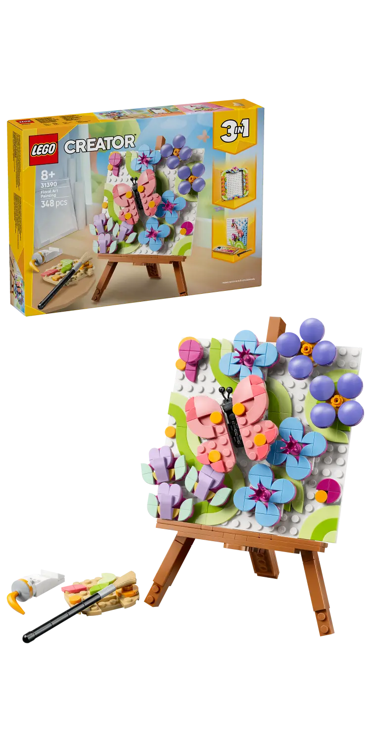 LEGO® Creator 3 in 1 Floral Art Decor Painting 31390 -  - Fagan Toys