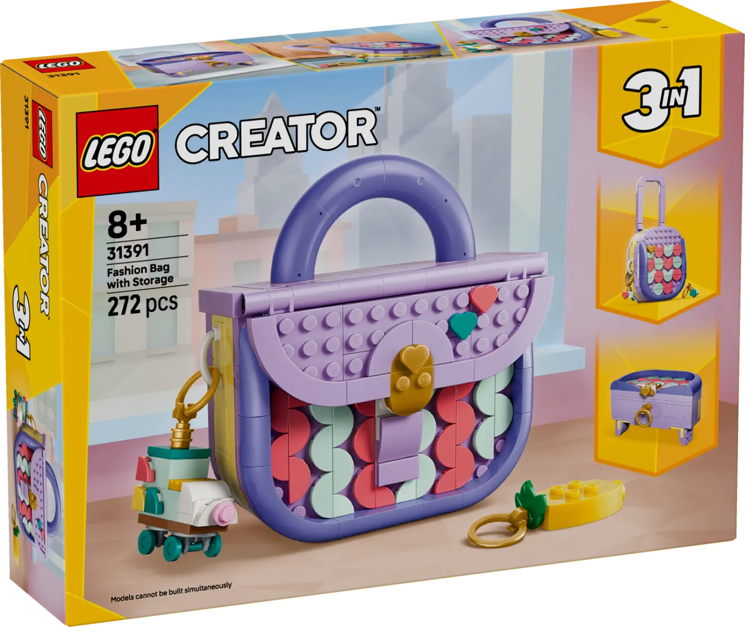 LEGO® Creator 3 in 1 Art Fashion Bag with Storage 31391 -  - Fagan Toys
