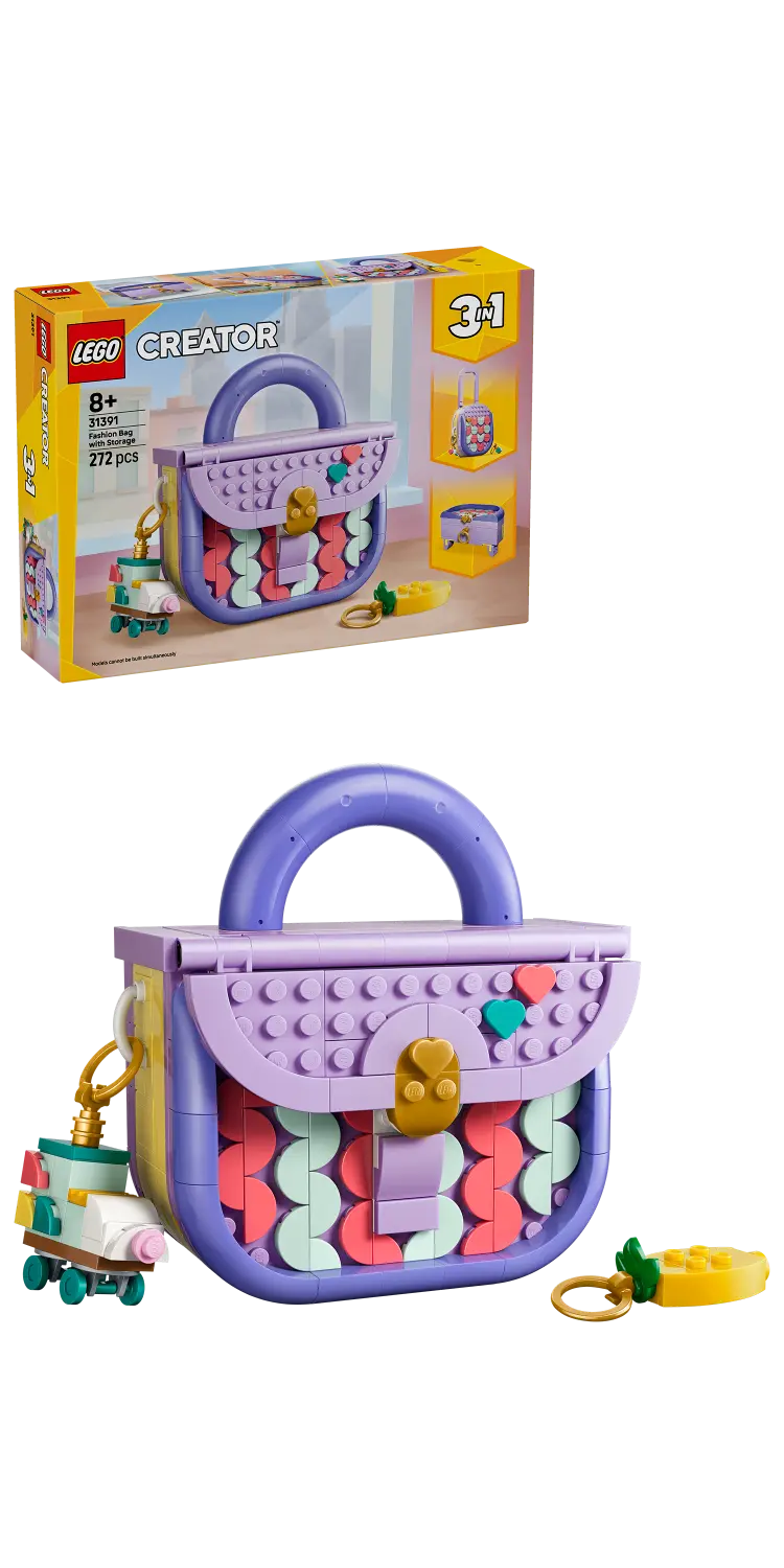 LEGO® Creator 3 in 1 Art Fashion Bag with Storage 31391 -  - Fagan Toys