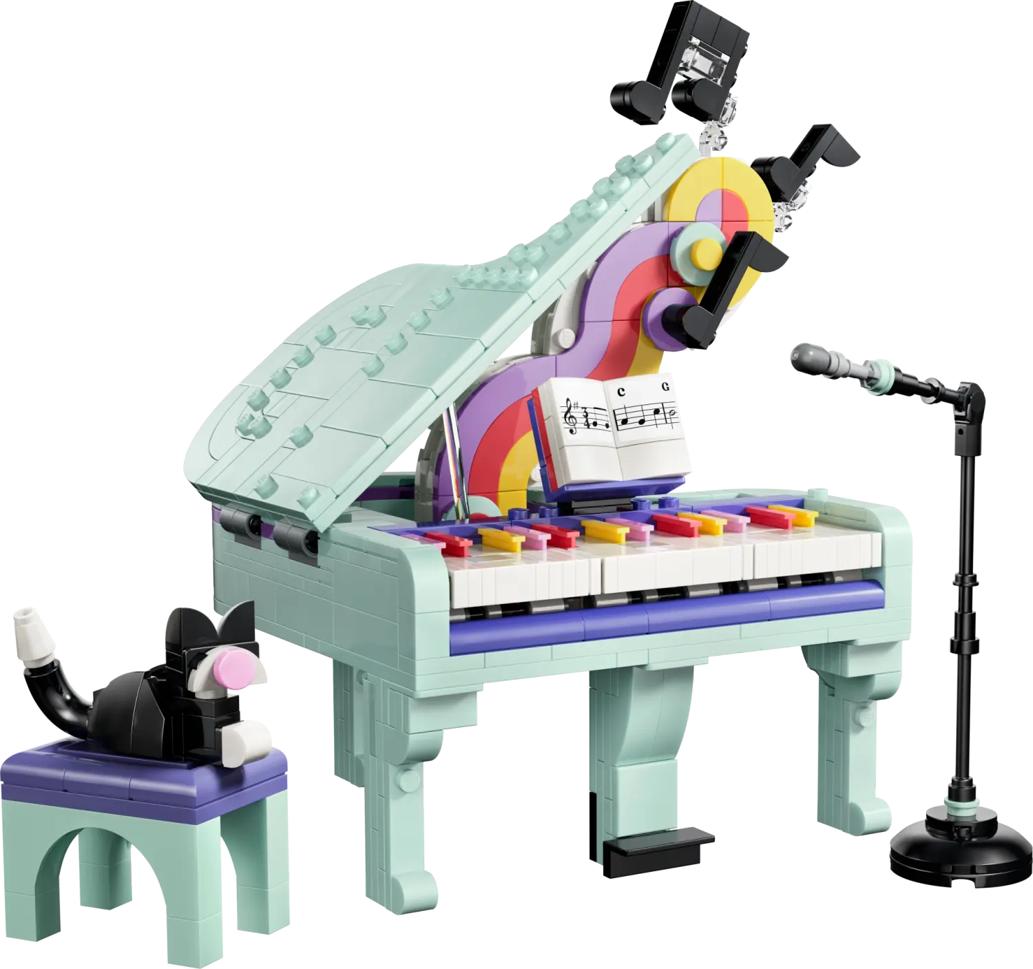 LEGO® Creator 3 in 1 Music Decor Piano with Cat 31392 -  - Fagan Toys