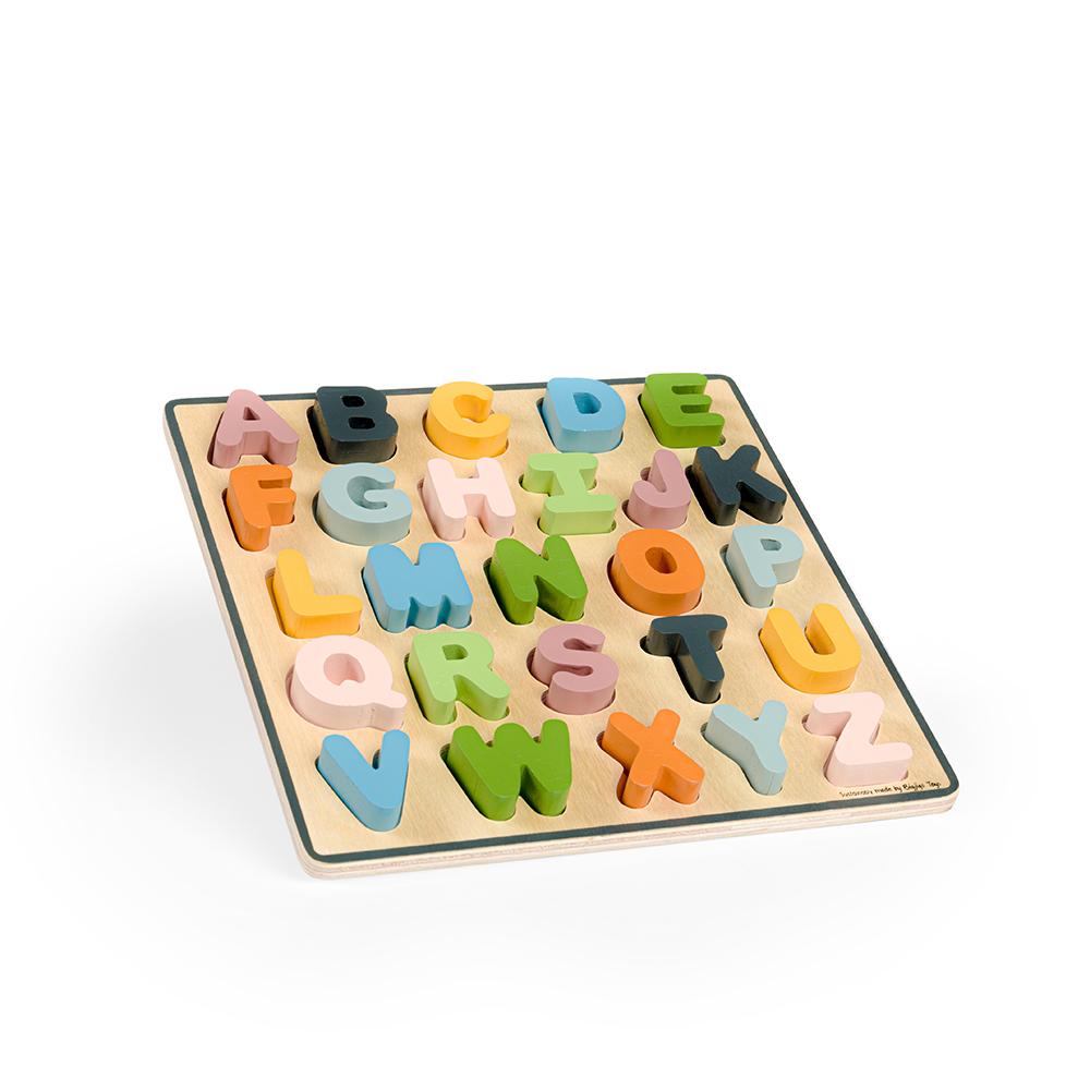 Bigjigs Toys FSC® Certified Uppercase ABC Alphabet Puzzle - Bigjigs - Fagan Toys