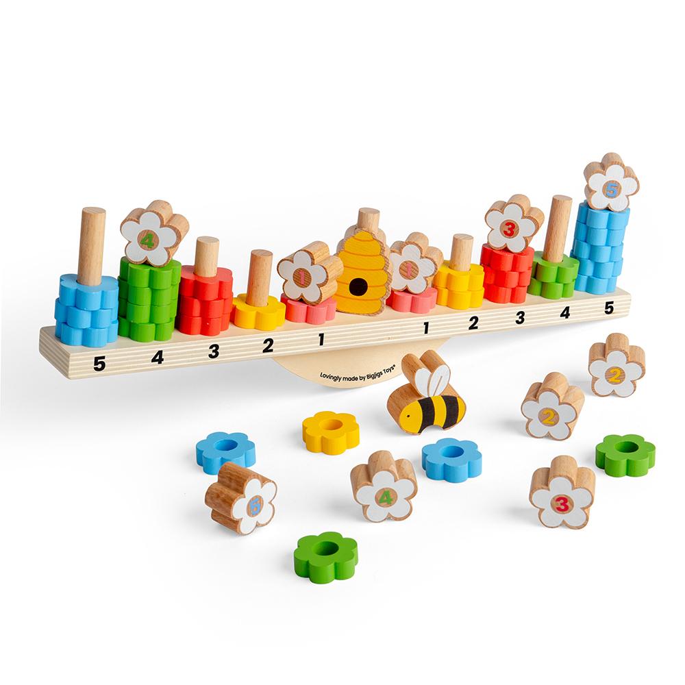 Bigjigs Toys Bee Balanced - Wooden Balancing Skill Game - Bigjigs - Fagan Toys