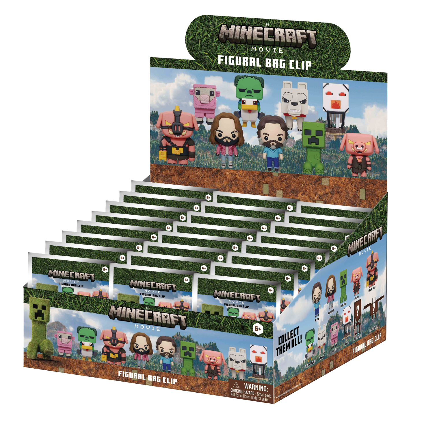 Minecraft Movie Bag Clips -  - Fagan Toys