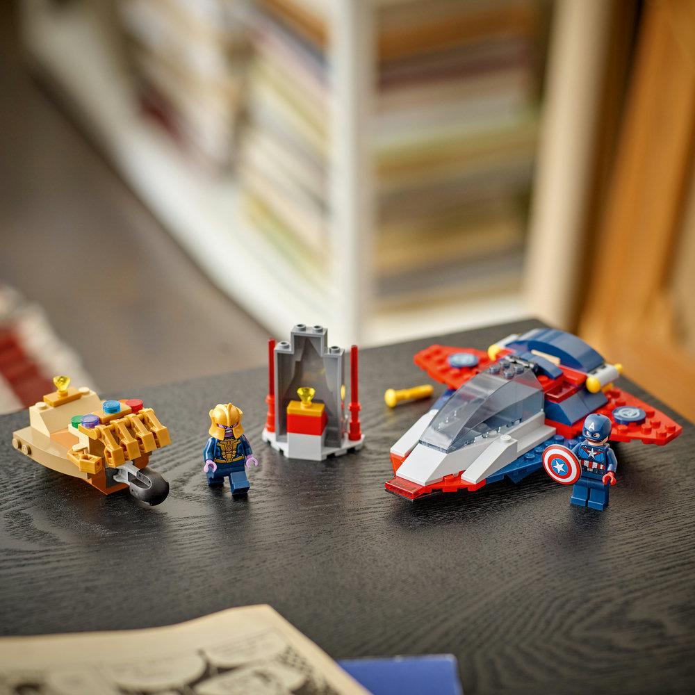 LEGO Marvel Captain America vs. Thanos with 2 Minifigures 76319