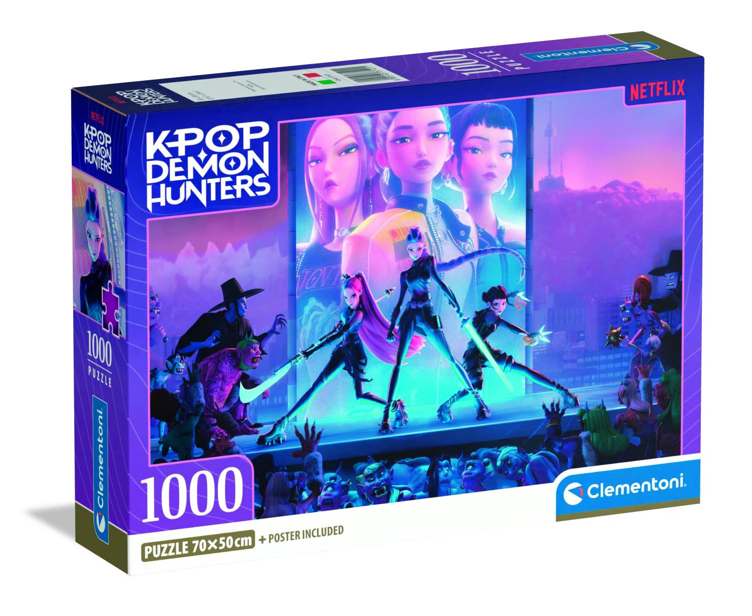 KPOP DEMON HUNTERS PUZZLE 1000 PCS -  - Fagan Toys