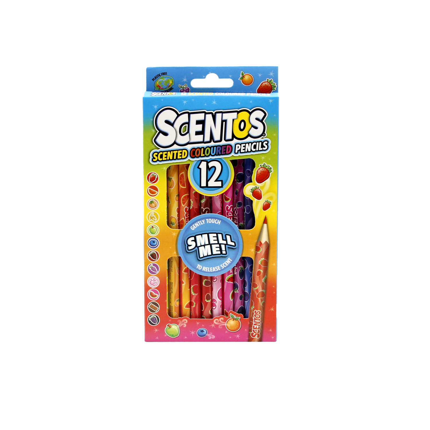 Scentos Scented Coloured Pencils (12 Pack) -  - Fagan Toys