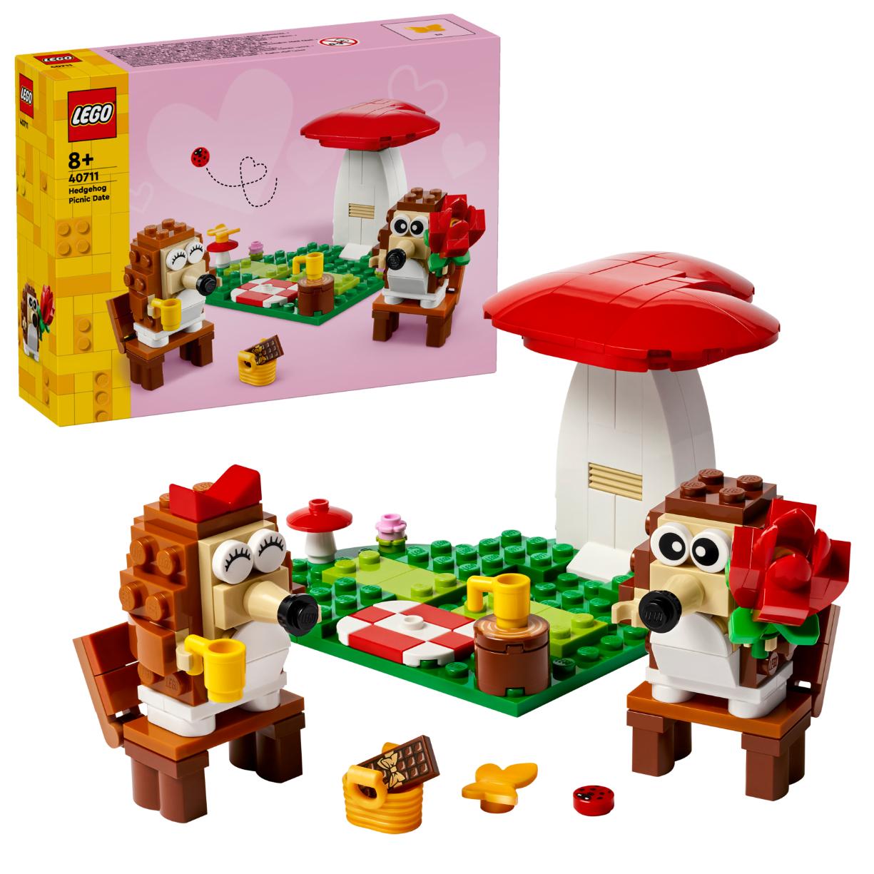 LEGO Hedgehog Picnic Date Animal Toy Playset 40711 - Lego - Fagan Toys
