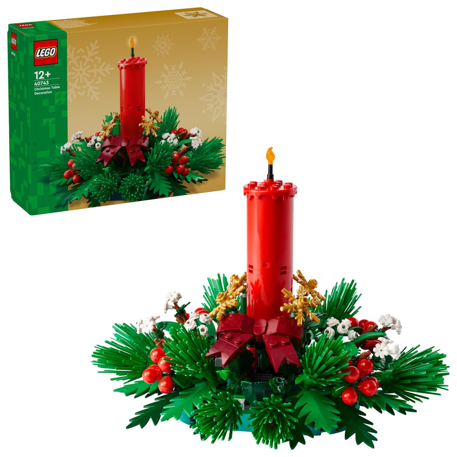 LEGO Christmas Table Decoration Centerpiece 40743