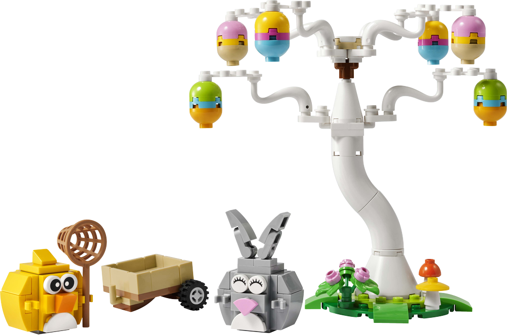 LEGO® Easter Bunny and Chick Egg Hunt Animal Toy Playset Building Kit 40808 - Lego - Fagan Toys