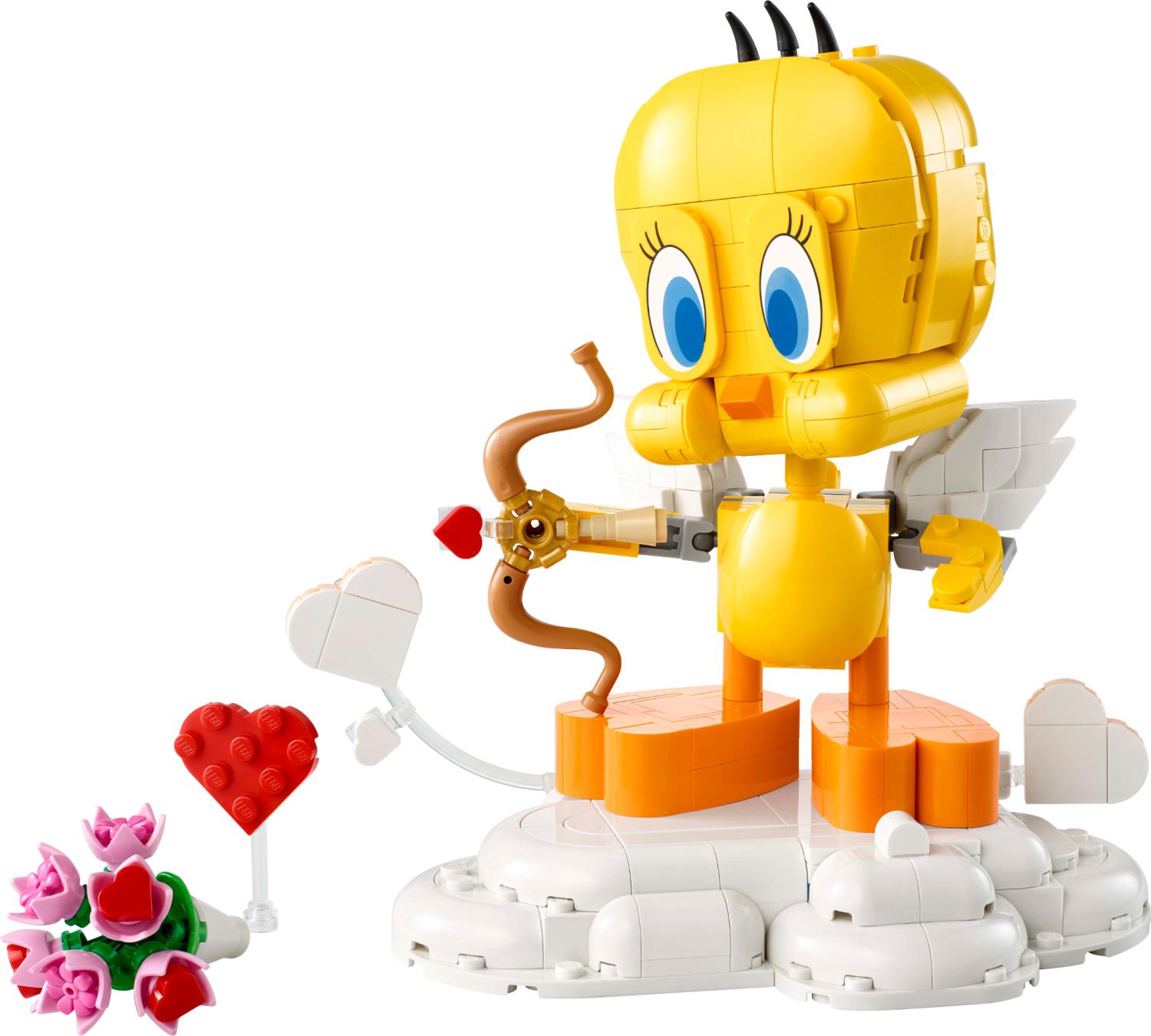 LEGO Looney Tunes Sweetheart Tweety Bird Figure Display Building Kit 40824