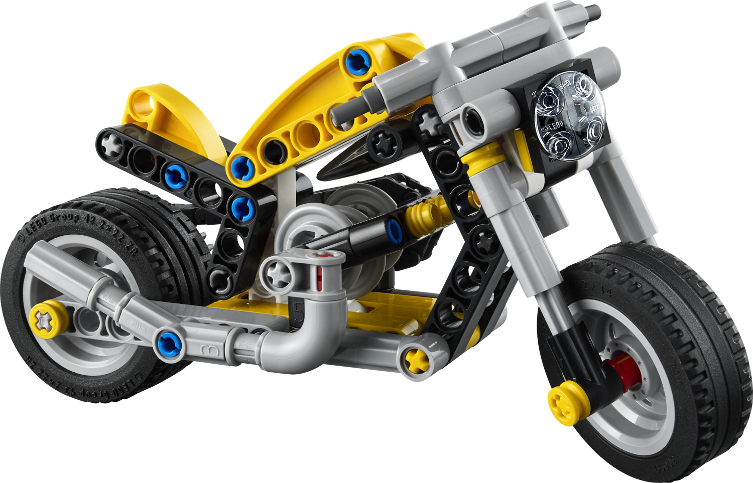 LEGO® Technic™ Yellow Motorcycle Toy Building Set 42225 - Lego - Fagan Toys