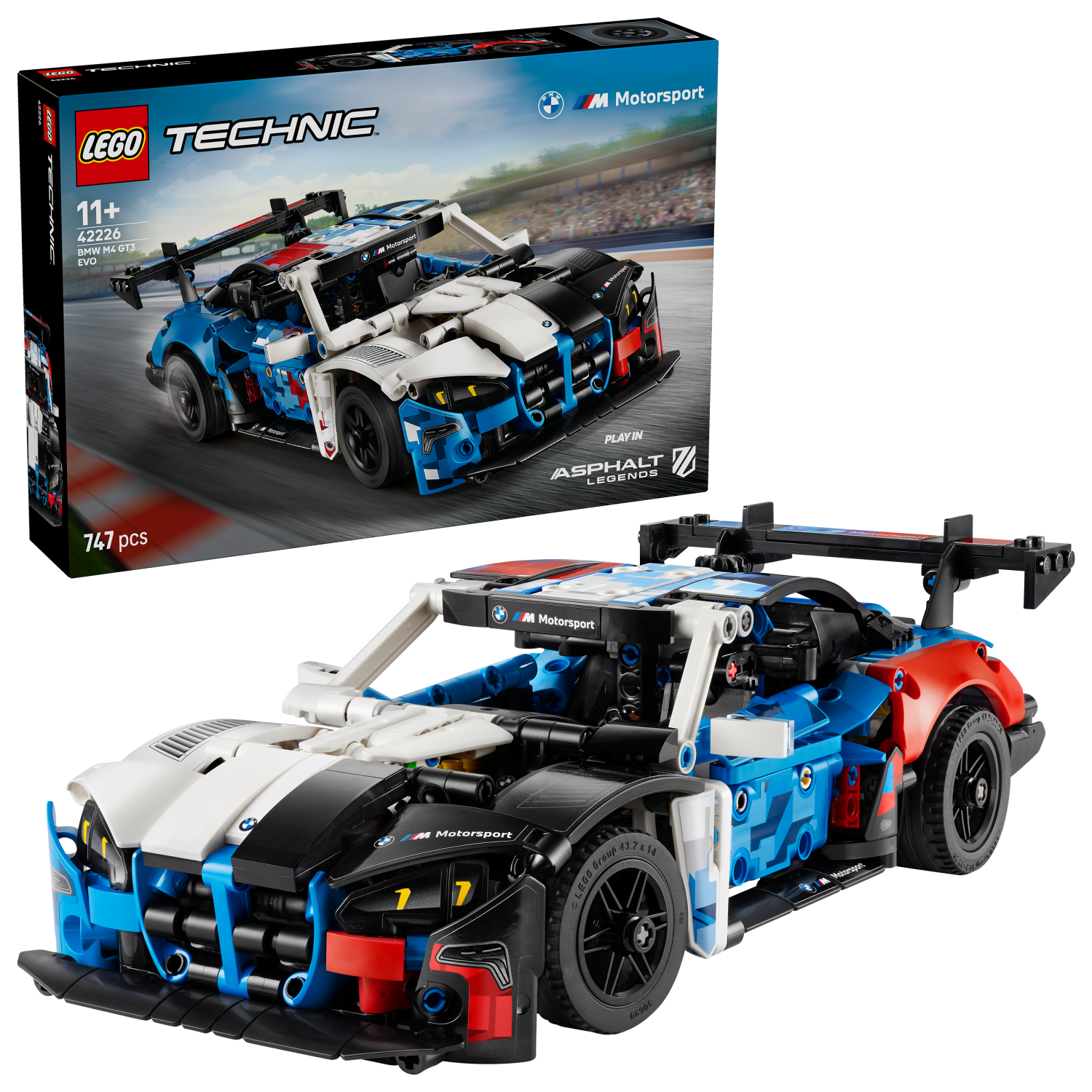 LEGO® Technic™ BMW M4 GT3 EVO Race Car Model Kit 42226 - Lego - Fagan Toys