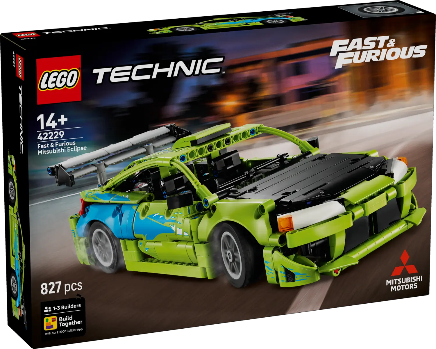 LEGO® Technic™ Fast and Furious Mitsubishi Eclipse Car 42229 -  - Fagan Toys