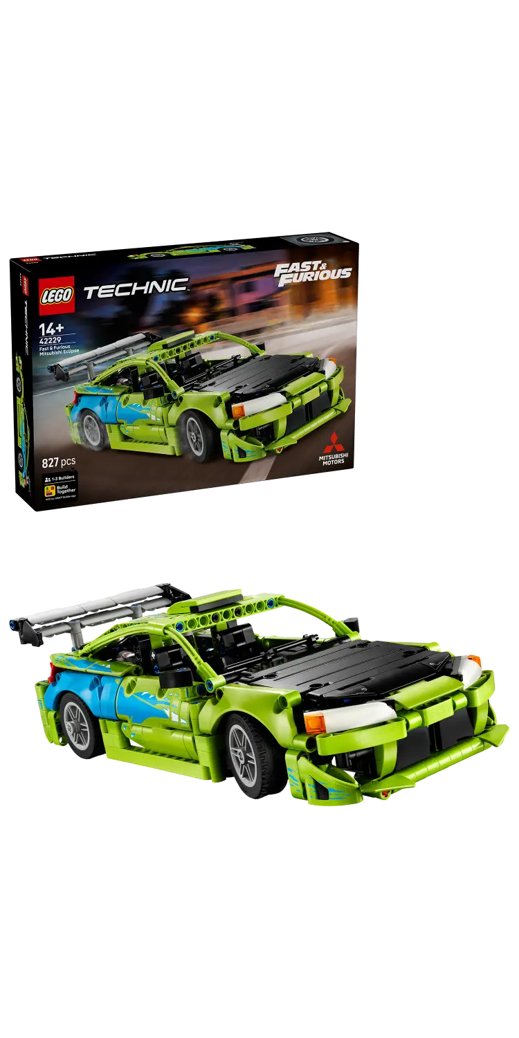LEGO® Technic™ Fast and Furious Mitsubishi Eclipse Car 42229 -  - Fagan Toys