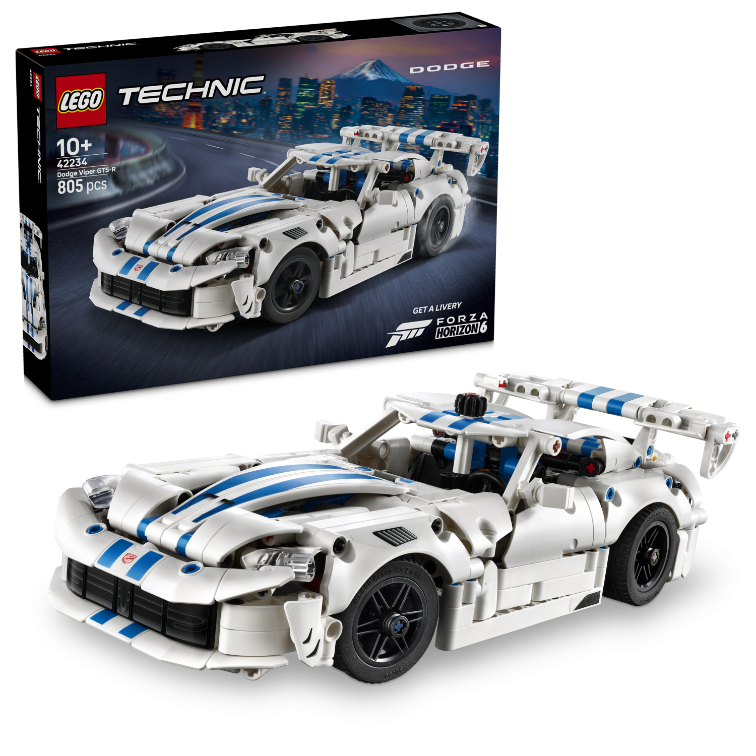LEGO® Technic™ Dodge Viper GTS-R Sports Car 42234 -  - Fagan Toys