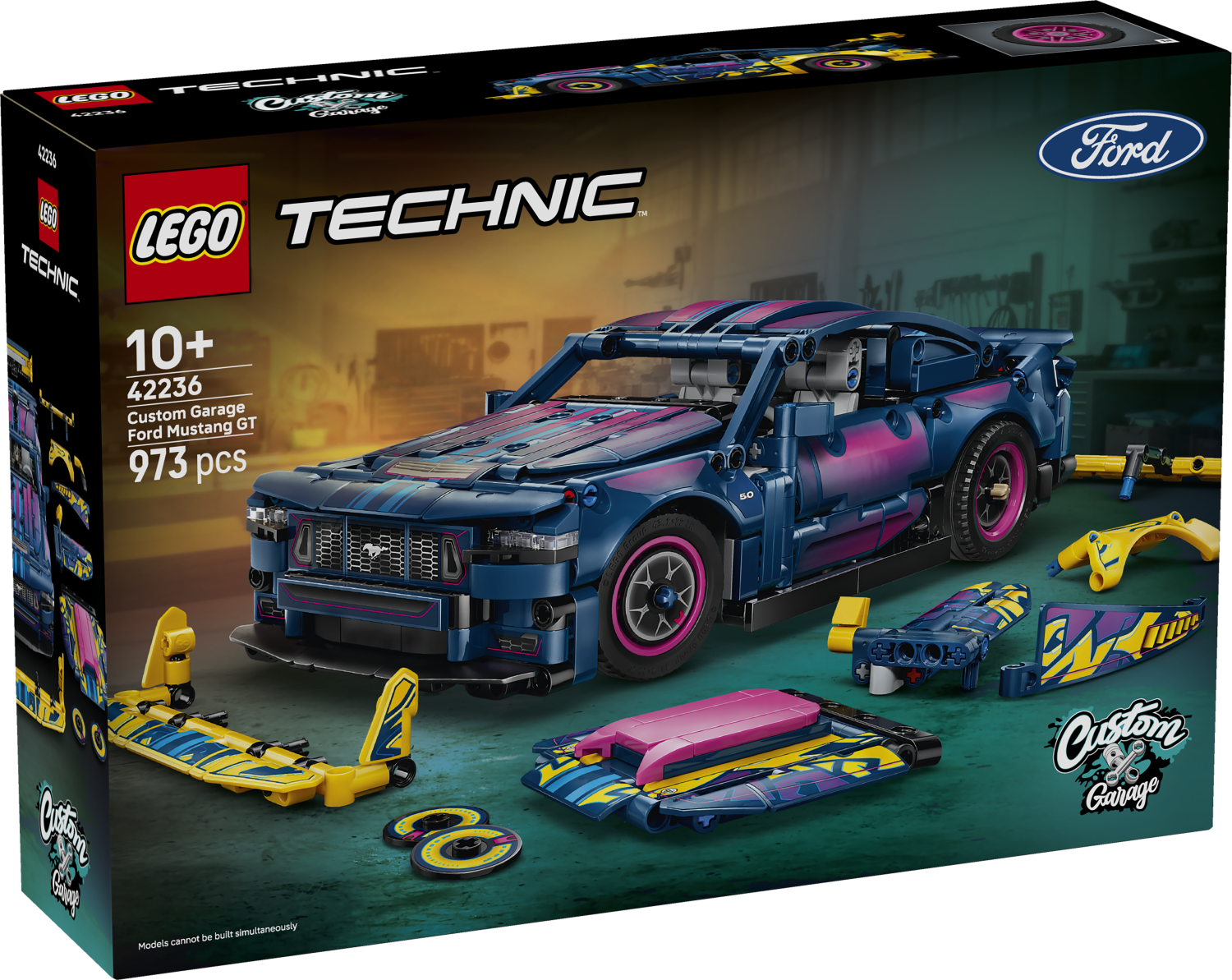 LEGO® Technic™ Custom Garage Ford Mustang GT Car Toy 42236 -  - Fagan Toys