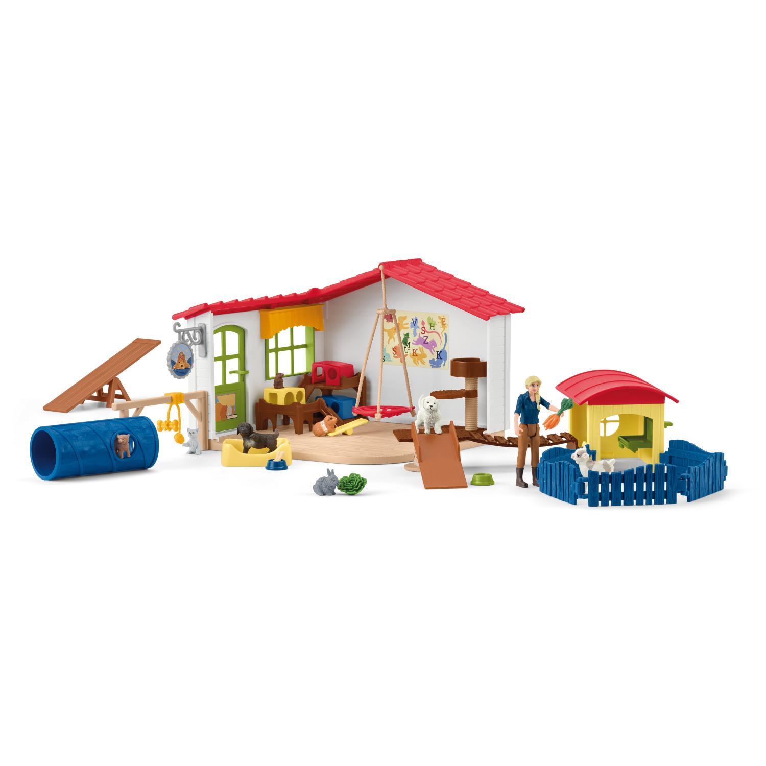 Schleich Farm World Pet Hotel Playset 42607 - Schleich - Fagan Toys