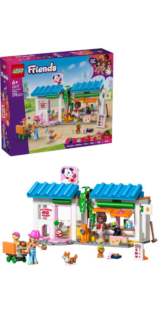 LEGO Friends Dog Treats Bakery Building Toy Playset 42677 - Lego - Fagan Toys