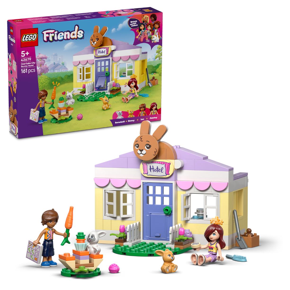 LEGO Friends Heartlake City Bunny Hotel Playset Toy 42679 - Lego - Fagan Toys