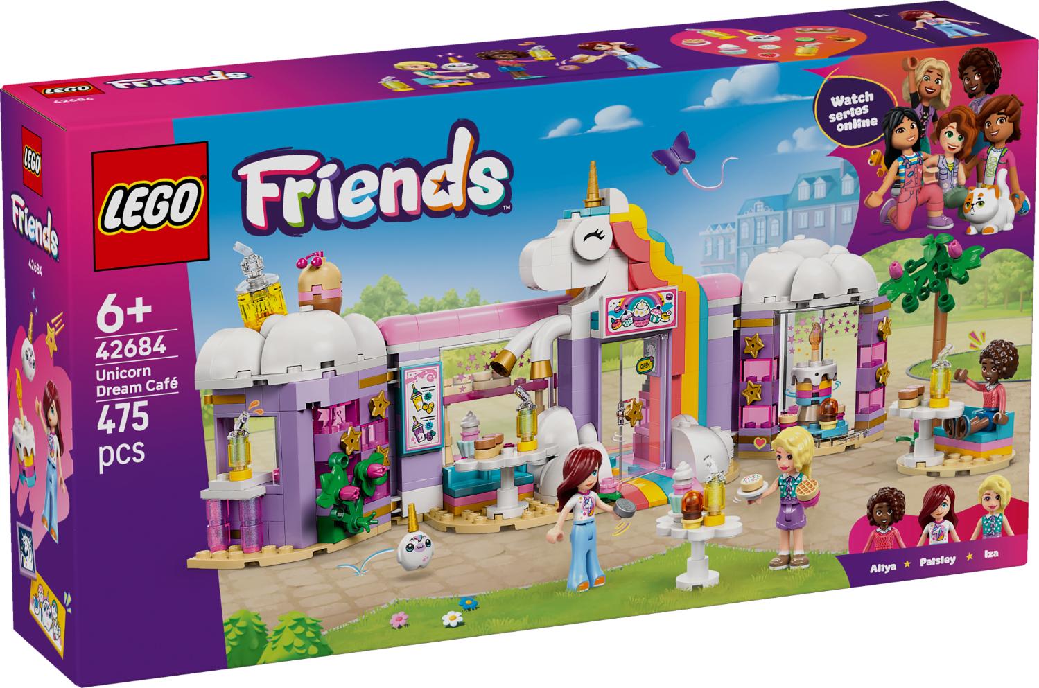 LEGO Friends Unicorn Dream Caf\u00e9 Pretend Play Toy Set 42684