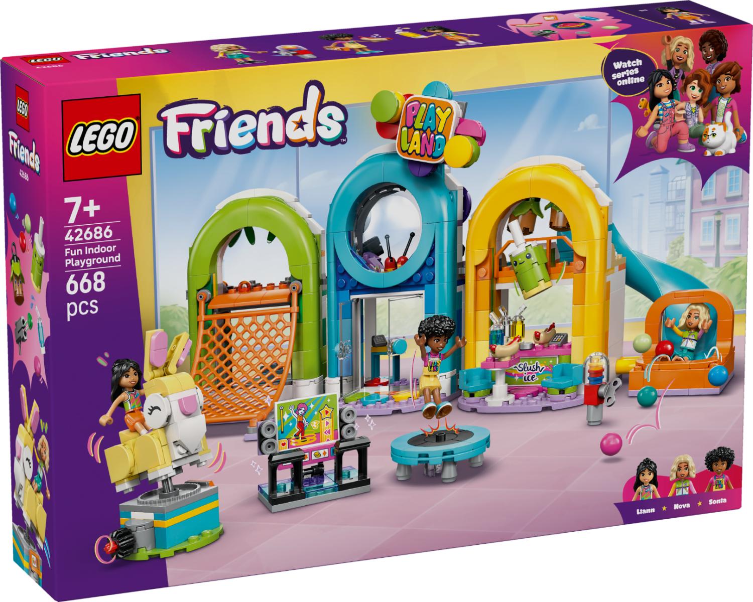 LEGO Friends Fun Indoor Playground Pretend Play Set 42686