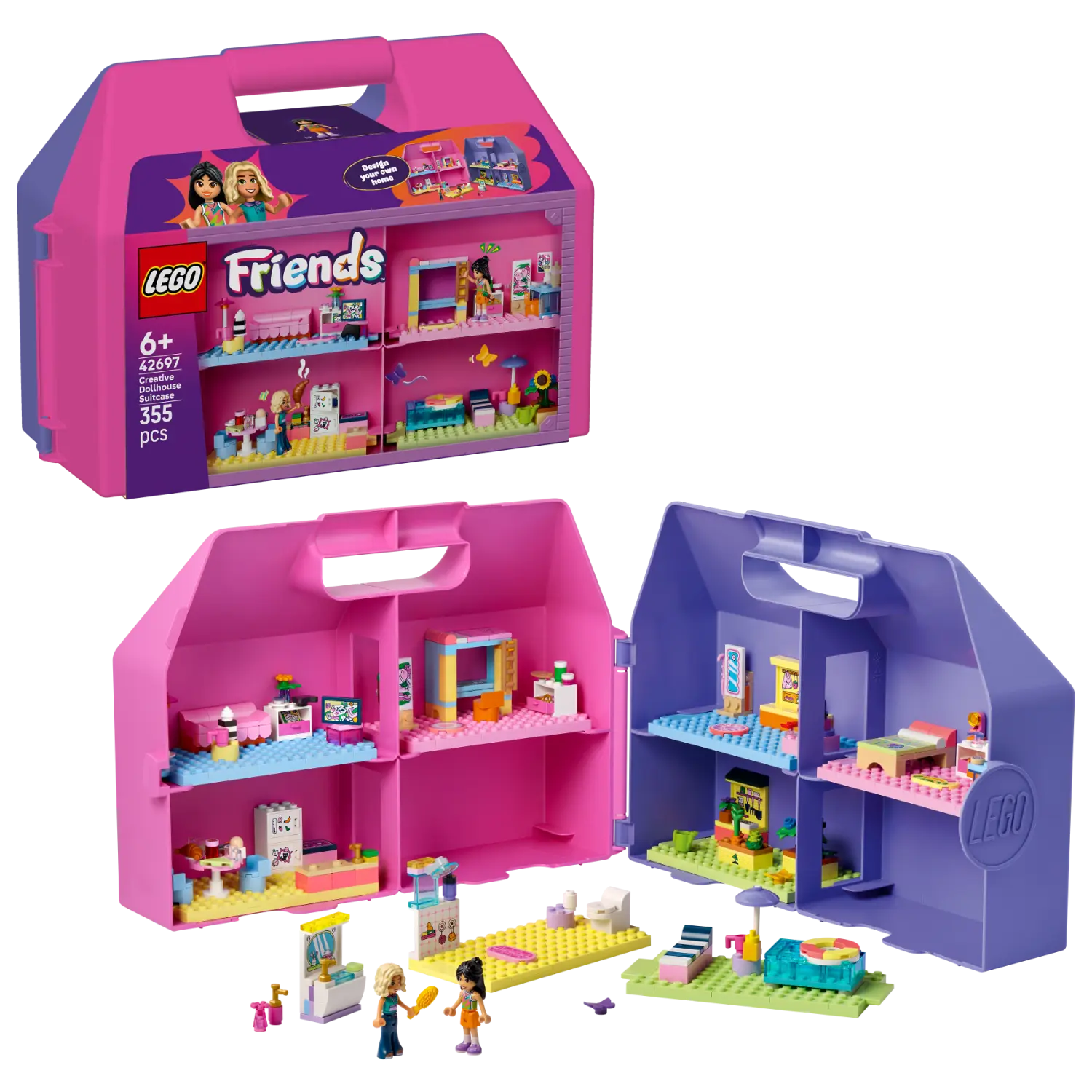 LEGO® Friends Creative Dollhouse Suitcase Building Set 42697 -  - Fagan Toys