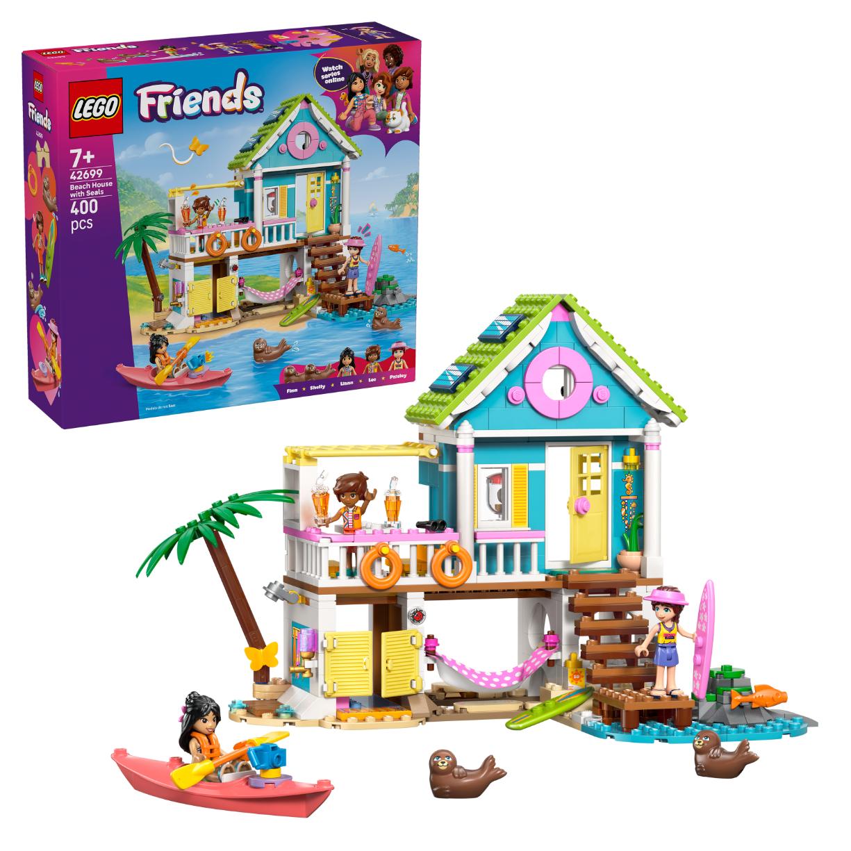 LEGO Friends Beach House with Seals Building Kit 42699 - Lego - Fagan Toys