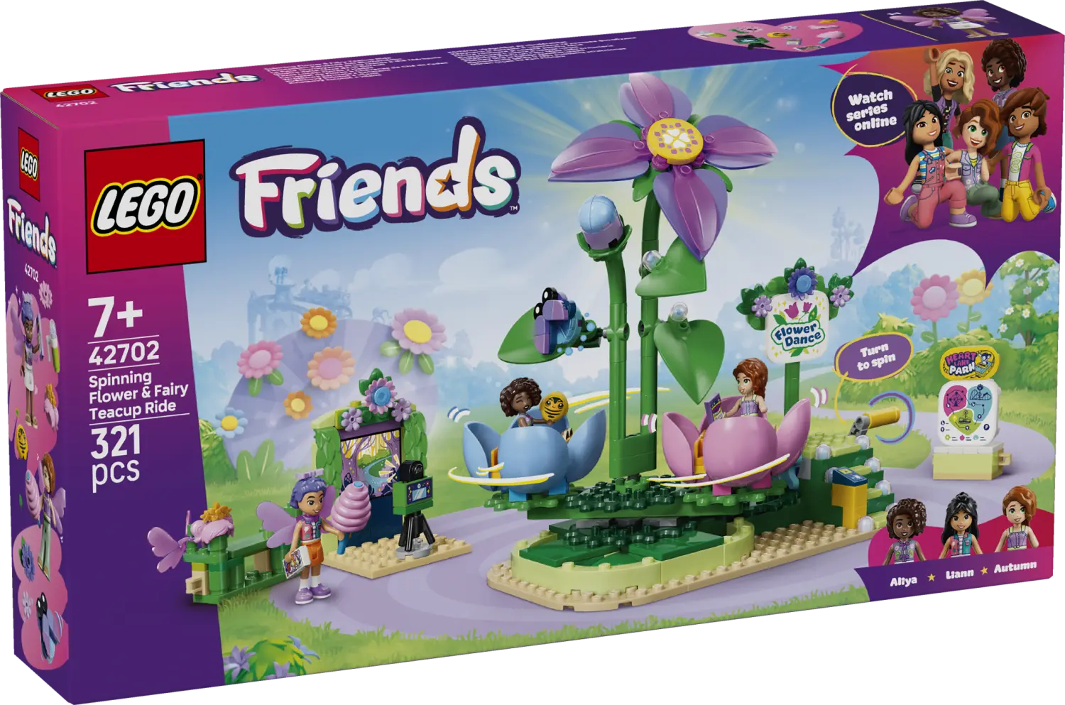 LEGO® Friends Spinning Flower & Fairy Teacup Ride Toy 42702 -  - Fagan Toys