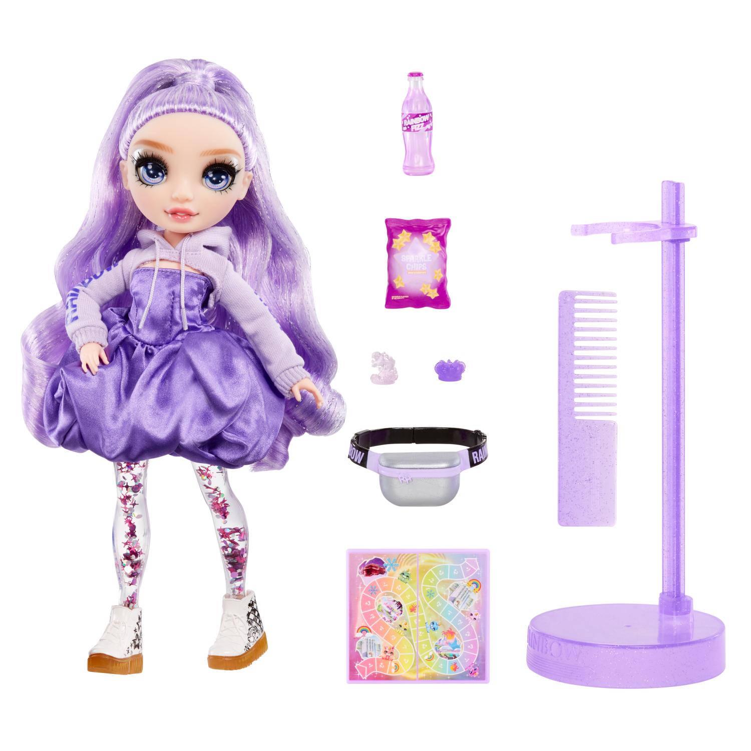 Rainbow High Sparkle & Shine: Viola (Purple) - MGA - Fagan Toys