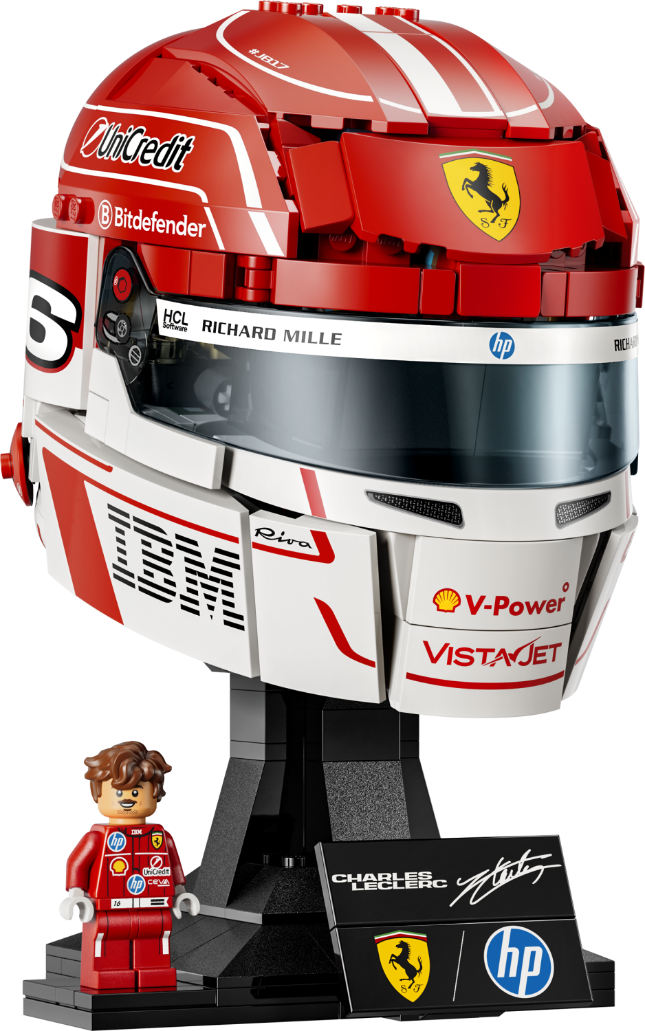 LEGO Editions Scuderia Ferrari HP Charles Leclerc Helmet 43014 -  - Fagan Toys