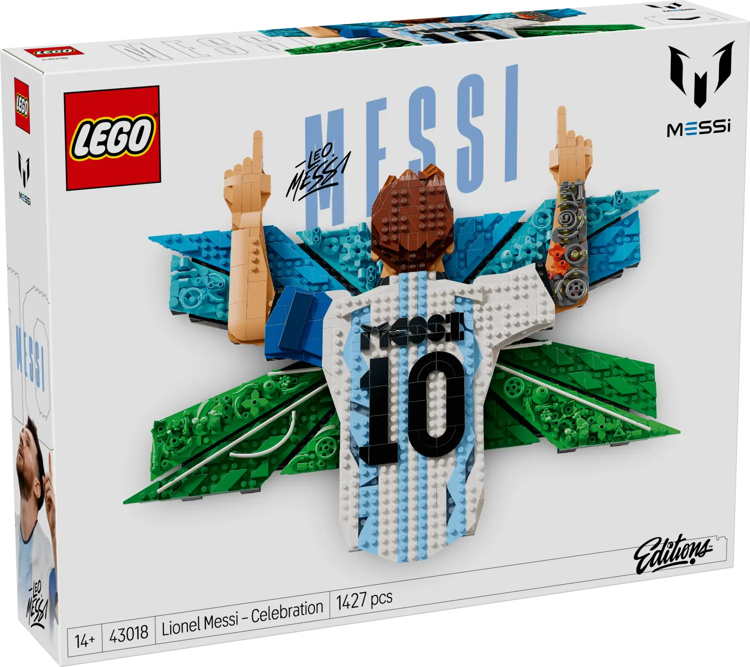 LEGO® Editions Lionel Messi – Celebration Building Set 43018 -  - Fagan Toys