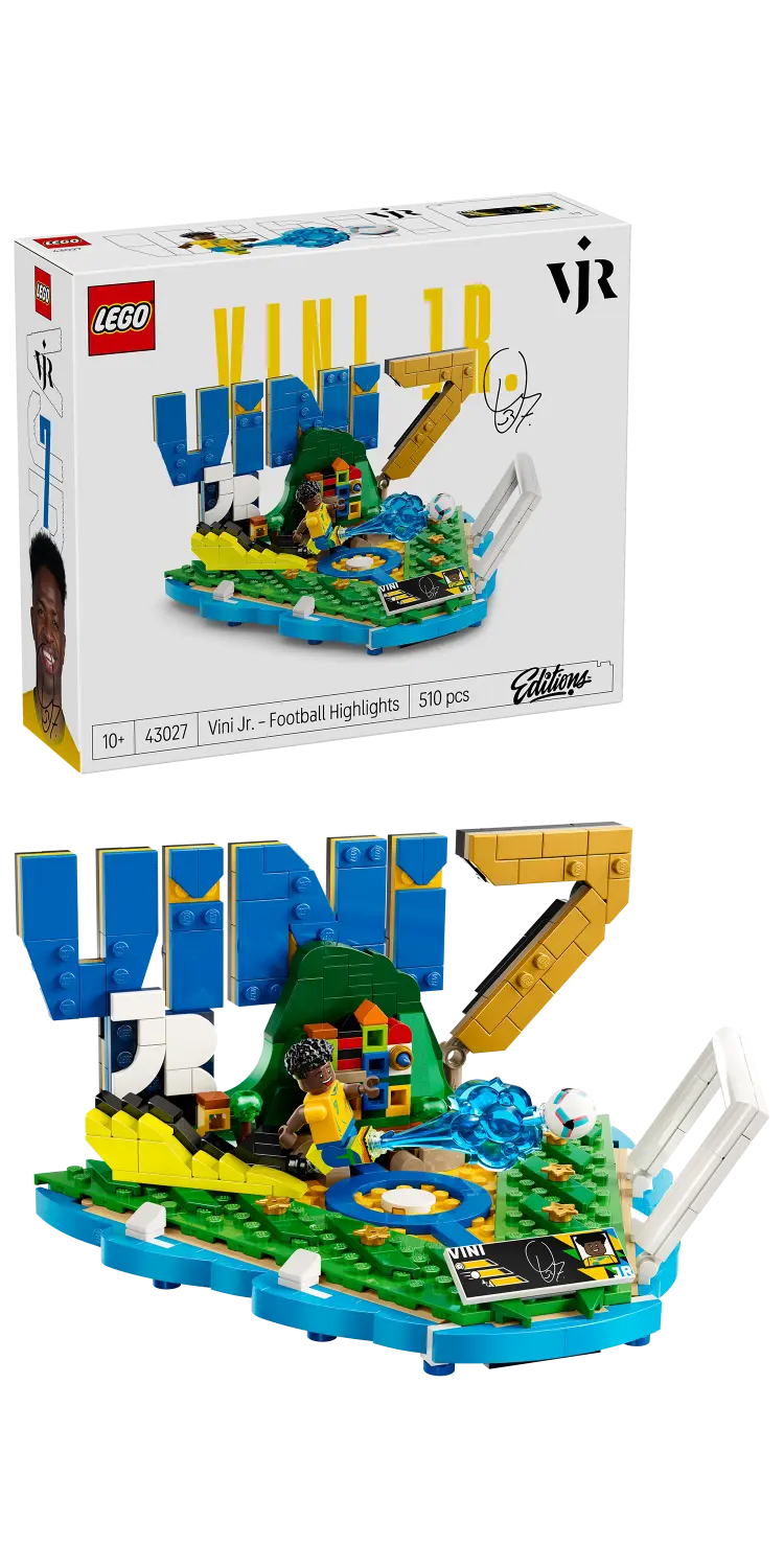 LEGO® Editions Vini Jr. – Soccer Highlights 43027 -  - Fagan Toys