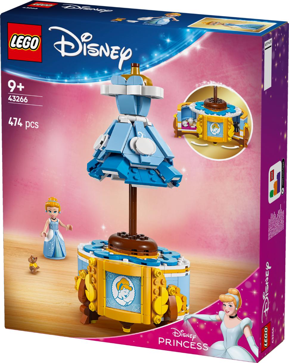 LEGO Disney Princess Cinderella\u2019s Dress Building Kit with Character 43266