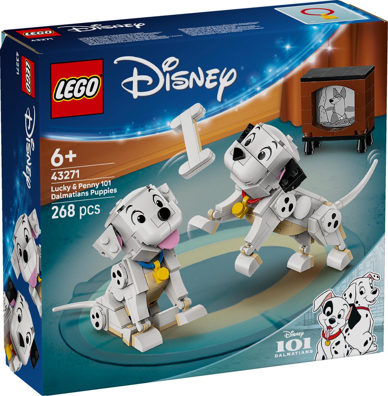 LEGO Disney Lucky & Penny 101 Dalmatians Puppies Building Toy 43271 - Toymaster - Fagan Toys