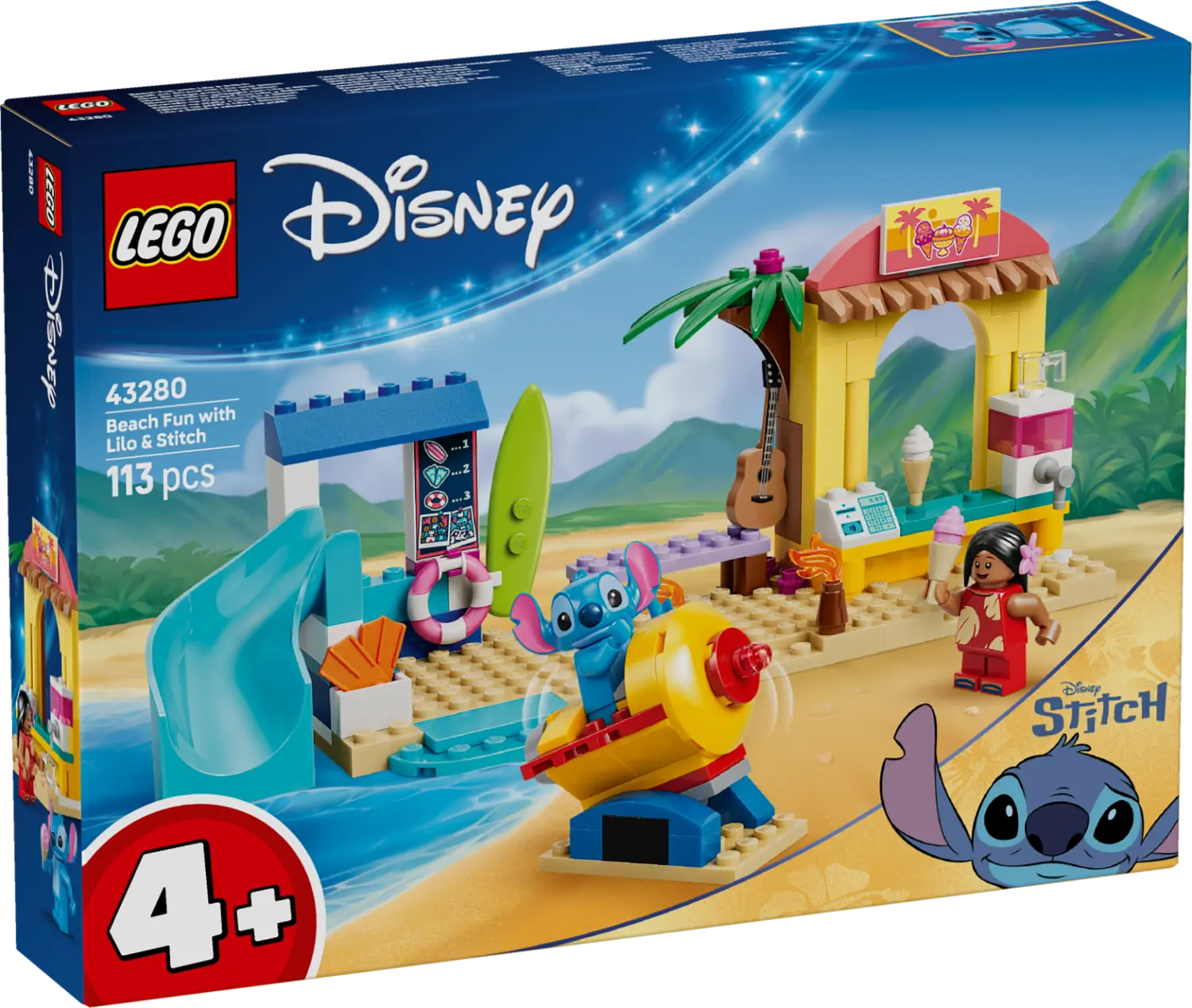 LEGO® Disney Beach Fun with Lilo & Stitch 43280 -  - Fagan Toys