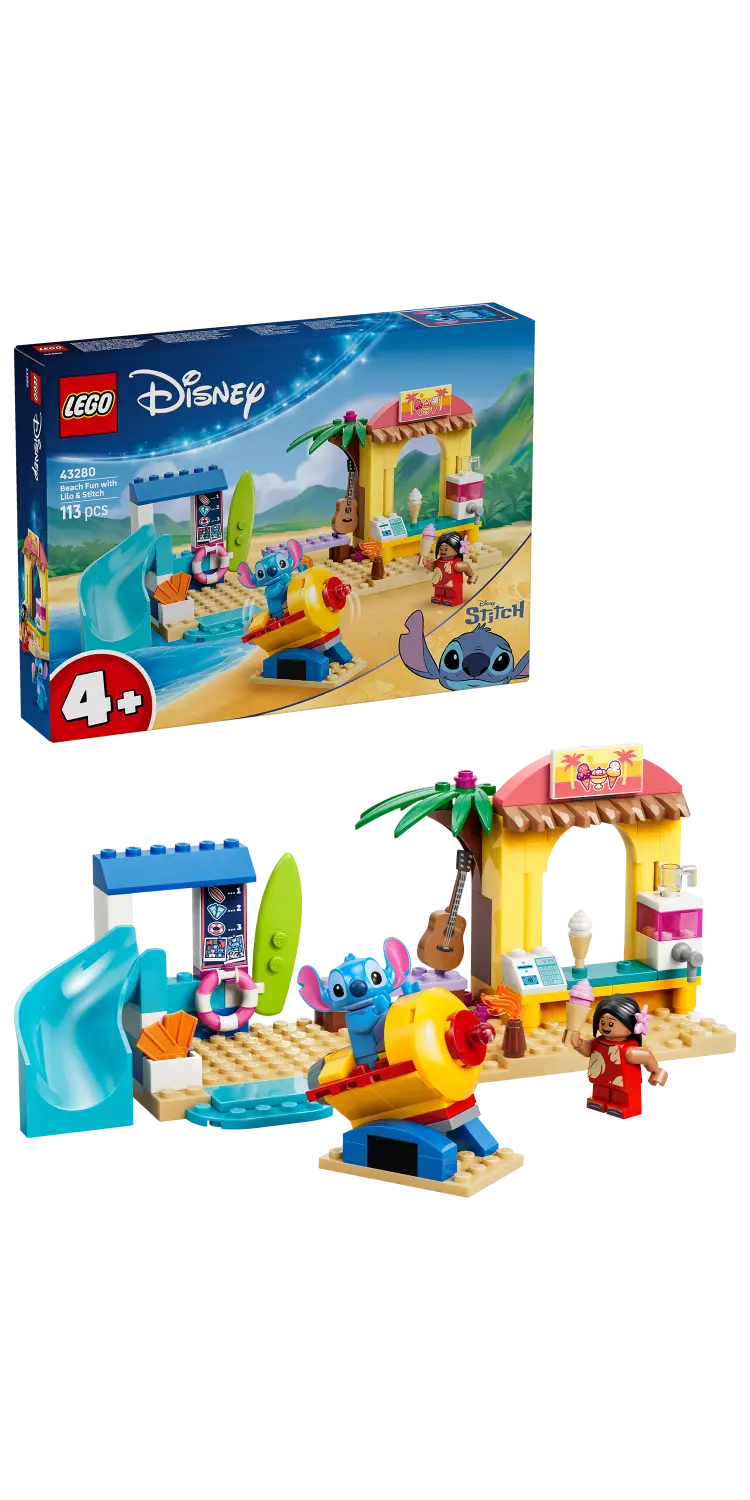 LEGO® Disney Beach Fun with Lilo & Stitch 43280 -  - Fagan Toys