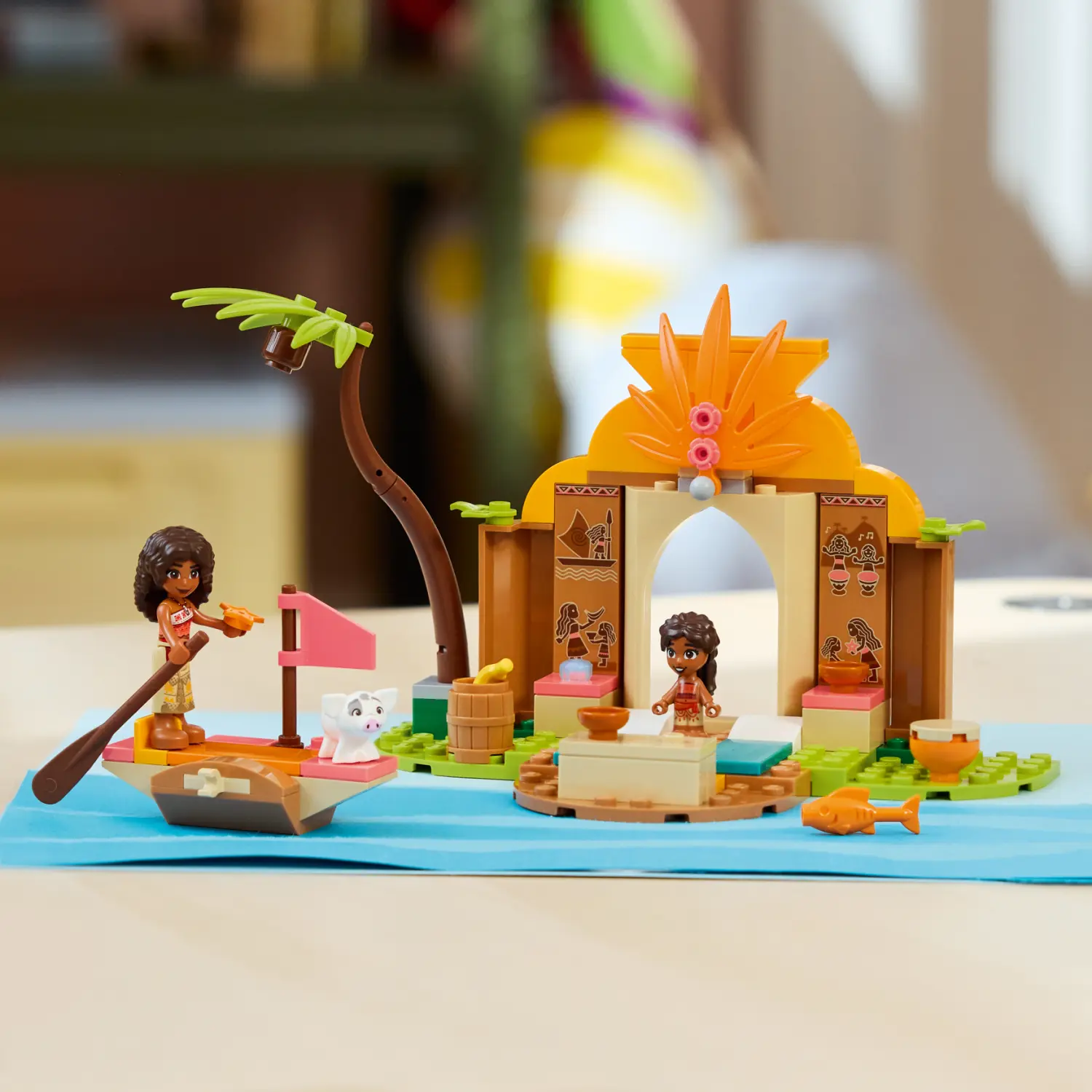 LEGO® Disney Moana Village House & Boat Building Toy 43282 -  - Fagan Toys