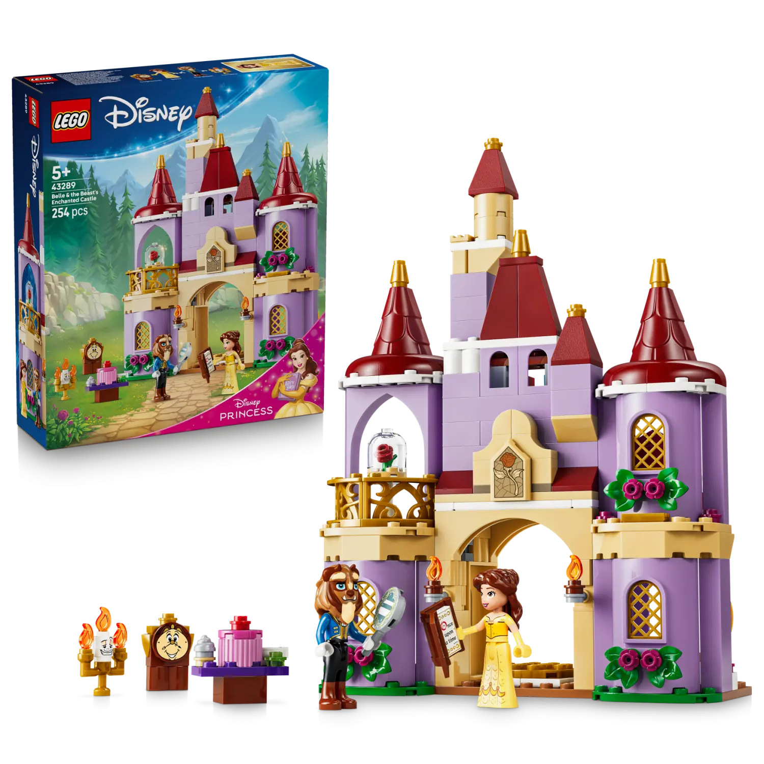 LEGO® Disney Princess Belle & the Beast’s Enchanted Castle 43289 -  - Fagan Toys