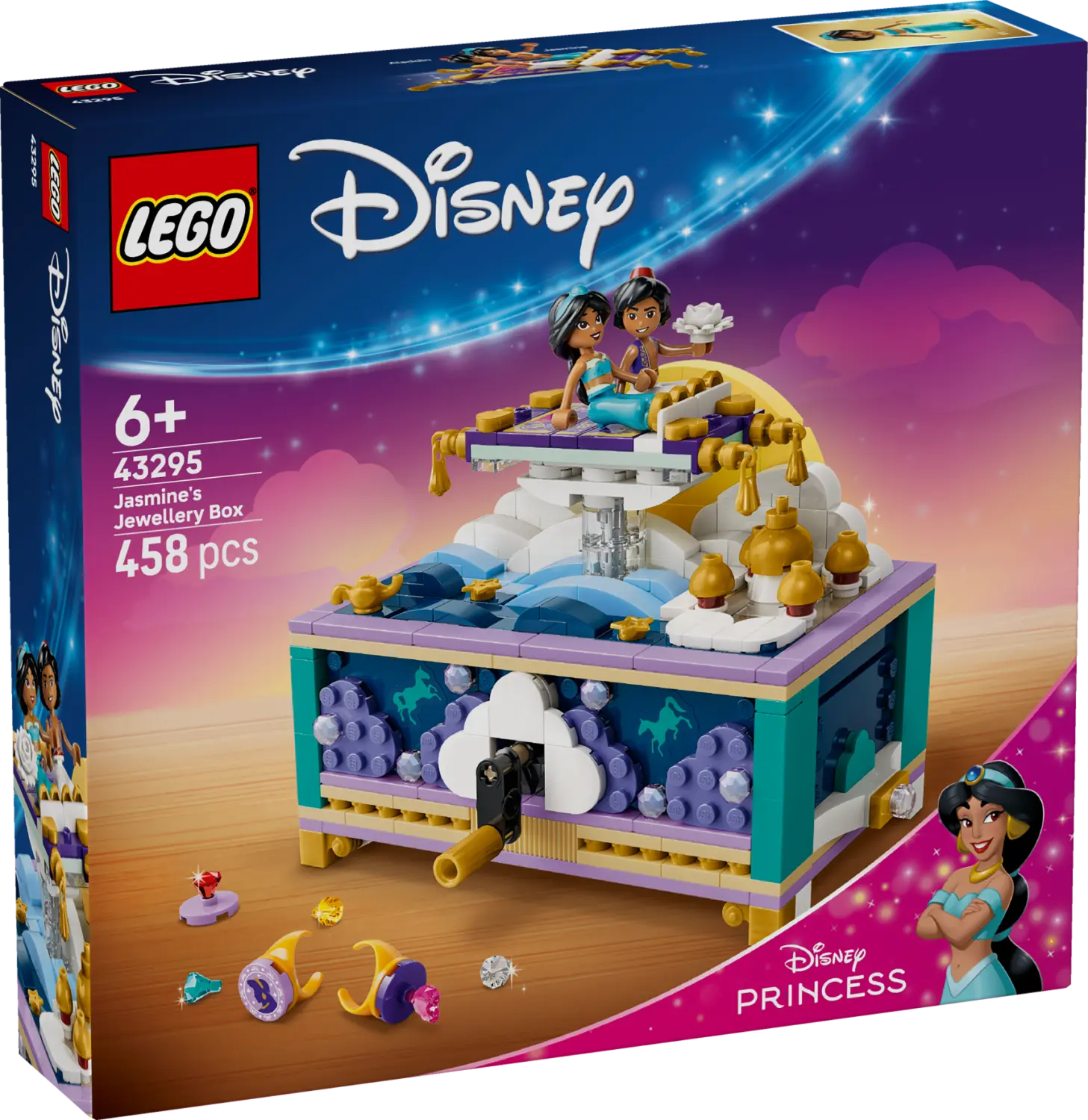 LEGO® Disney Princess Jasmine’s Jewelry Box Building Toy 43295 -  - Fagan Toys