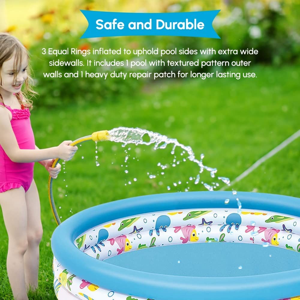 48 x 10 Inch Inflatable Paddling Pool 48 x 10 Inch Inflatable Paddling Pool