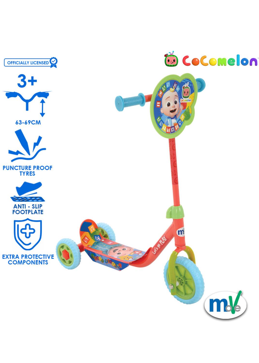 Cocomelon Deluxe 3-Wheeled Tri-Scooter -  - Fagan Toys