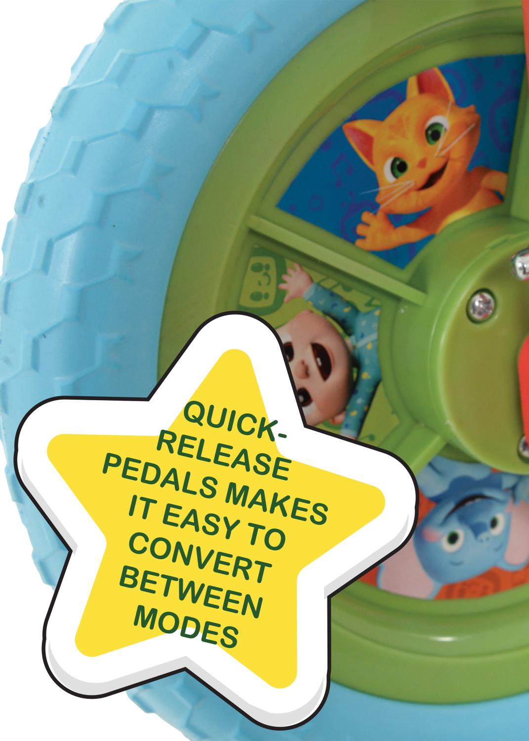 Cocomelon 2-in-1 10 Training Bike -  - Fagan Toys