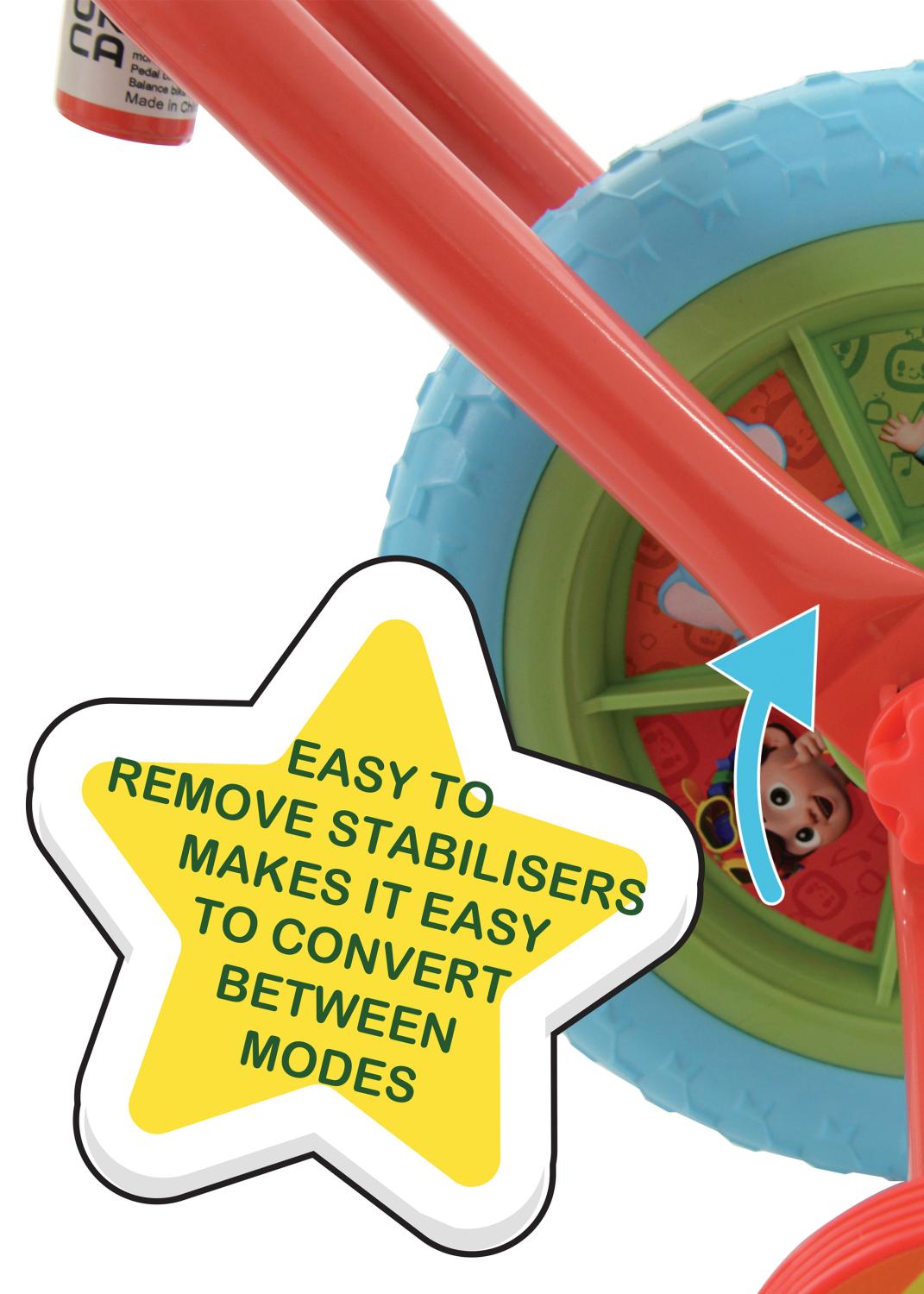 Cocomelon 2-in-1 10 Training Bike -  - Fagan Toys