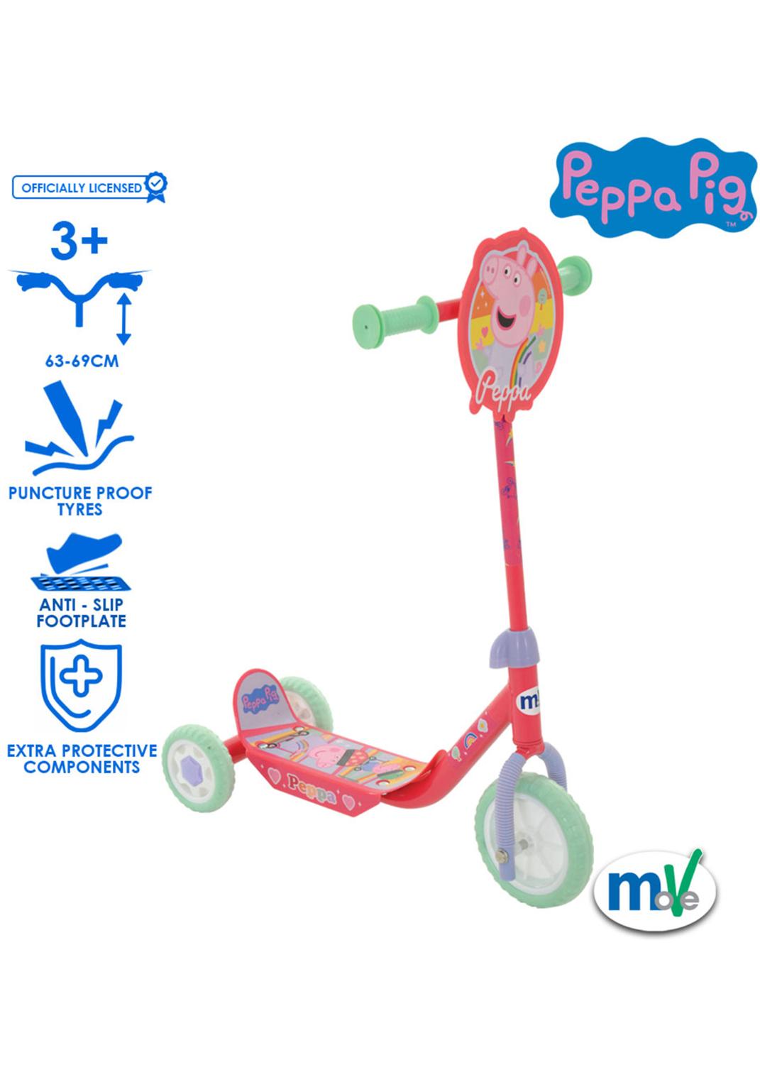Peppa Pig Deluxe 3-Wheeled Tri-Scooter -  - Fagan Toys