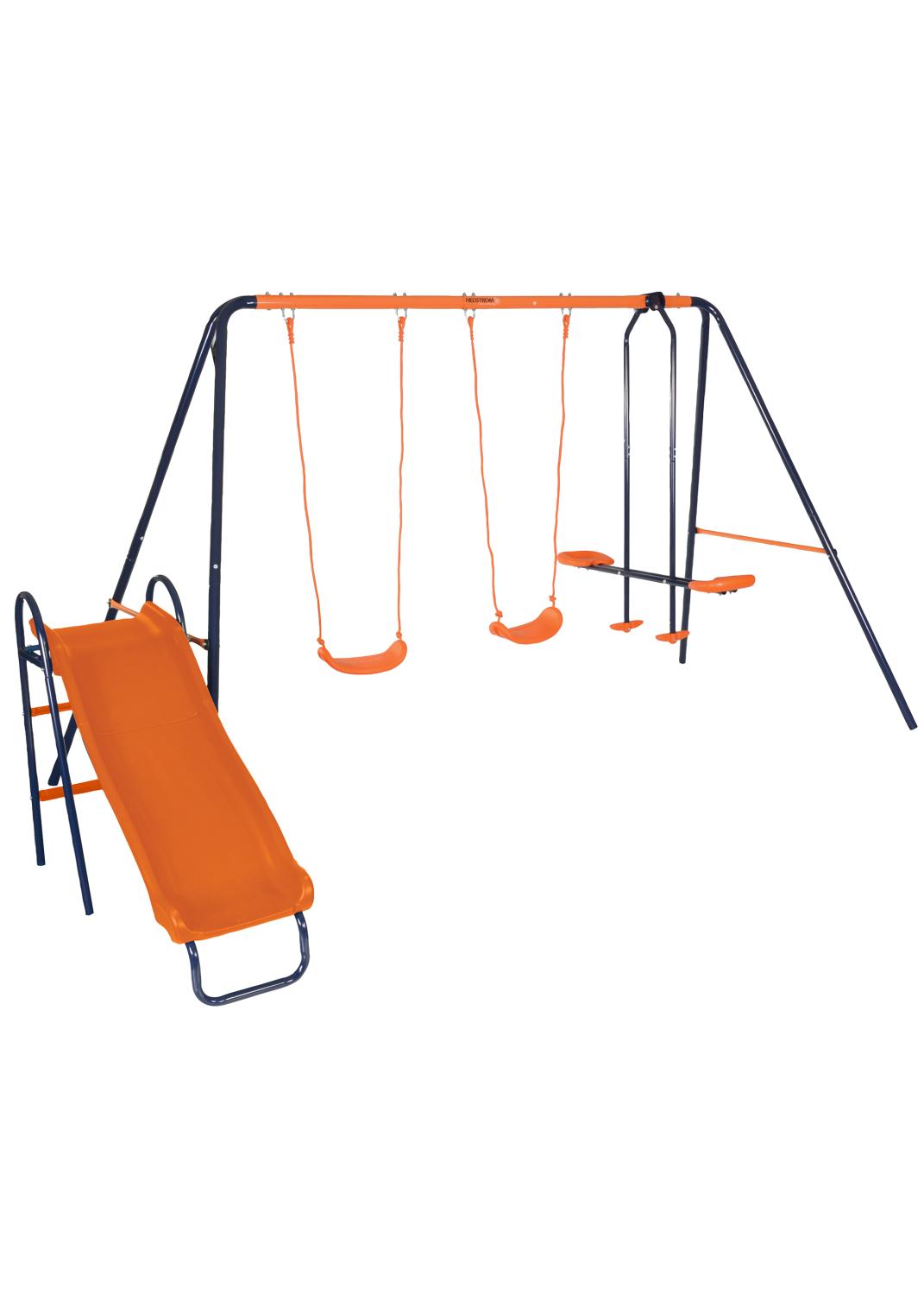 Hedstrom Europa Junior Double Swings and Slide Set -  - Fagan Toys