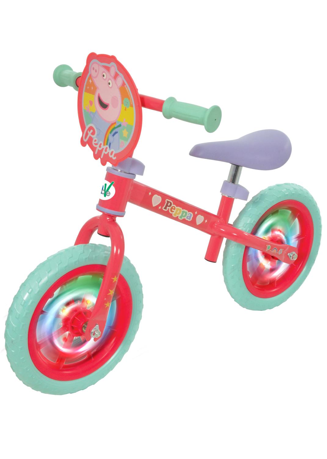Peppa Pig 12" Balance Bike With Light Up Wheels -  - Fagan Toys